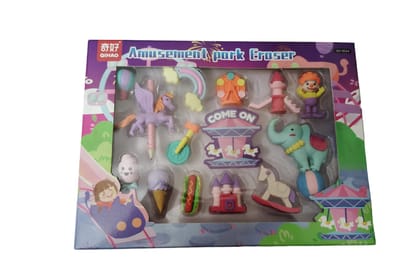 Animal Erasers Desk Pets for Kids Animal Pencil Erasers Puzzle Erasers Take Apart Eraser Toys for Christmas Birthday Party Gifts (Amusement Park) Animal Erasers Desk Pets for Kids Animal Pencil Erasers Puzzle Erasers Take Apart Eraser Toys for Christmas Birthday Party Gifts (Amusement Park)