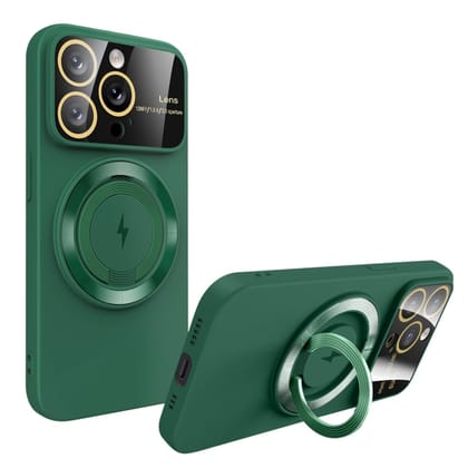Dark Green IPhone 14 Pro Max Mobile Cover