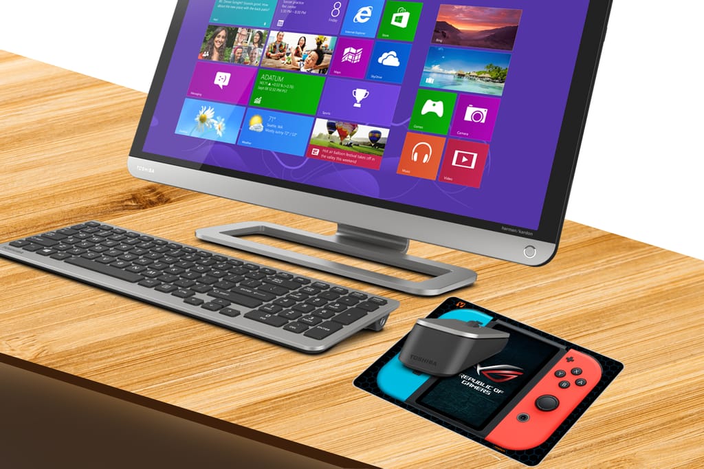 yogdots Gaming Print Mouse pad for Game Lovers, Republic of Gamers Gamepad Printed Mousepad