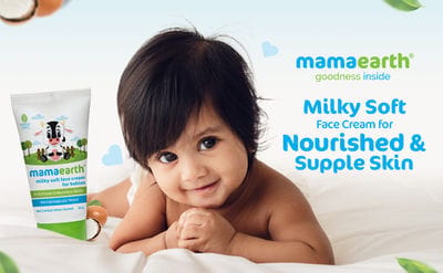 Mamaearth Natural Mineral Sunscreen & Milky Soft Face Cream Combo (2 Pcs)