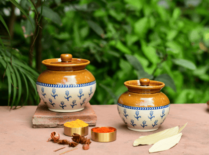 Ceramic Butter Matki 250 ml