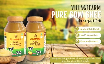 Villagefarm Pure Ghee - Authentic Desi Clarified Butter