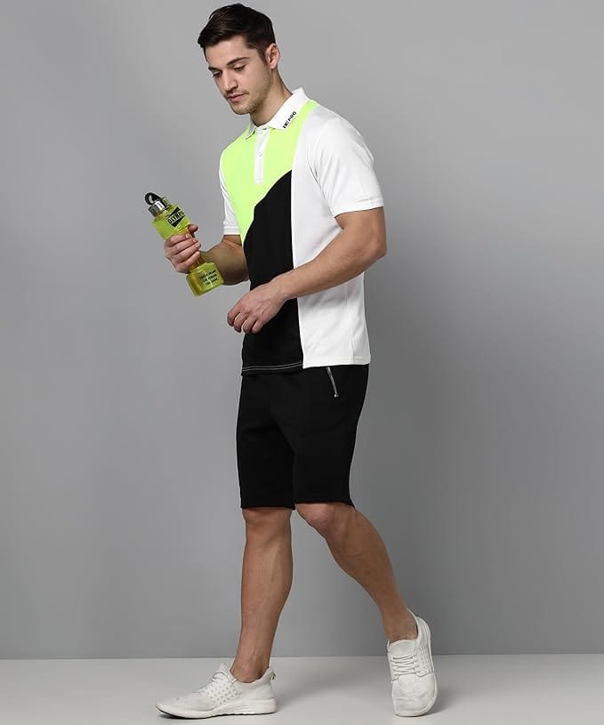 Bepro Men's Polo Neck Collar Half Sleeve T-Shirt