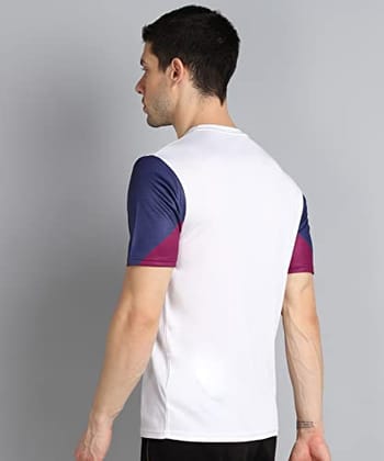 Bepro Men's Round Neck Printed Half Sleeve T-Shirt