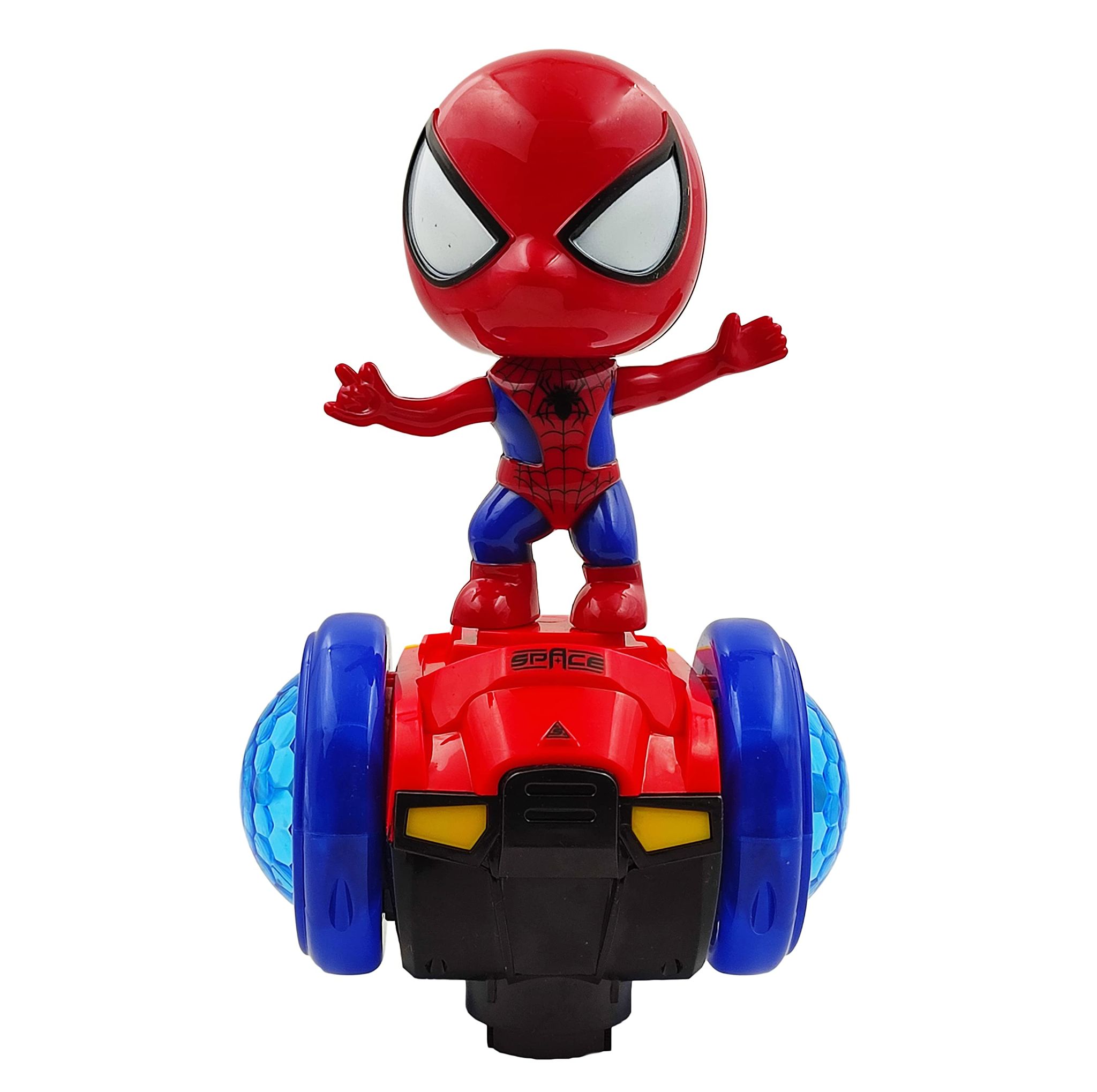 Humaira Spider Dancing Robot Battery Operated Musical Bump and Go, Sing and 360 Rotation with 4D Flashing Light Toy for Kids Boys