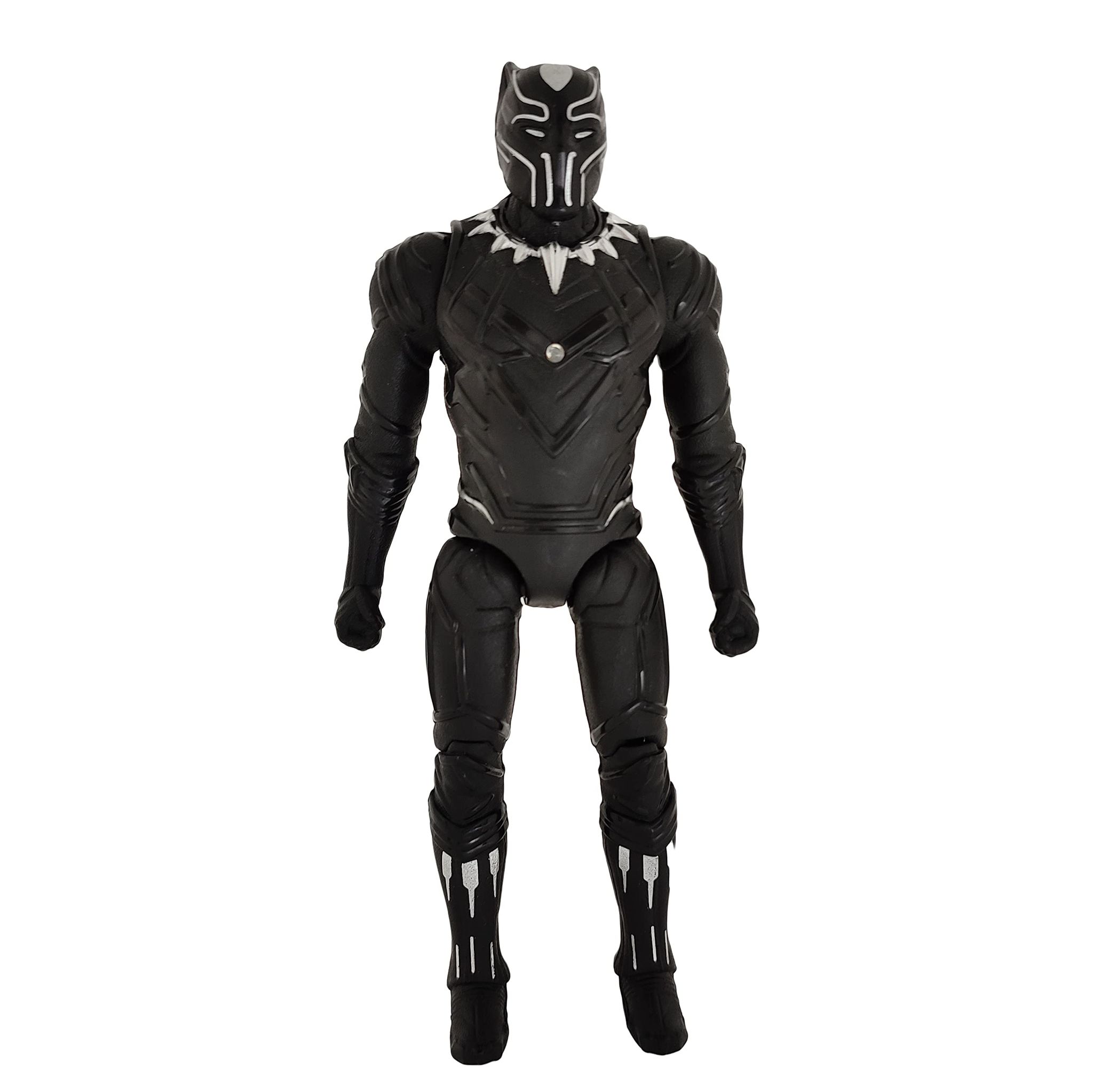 Humaira Black Panther T'Challa Avengers Action Figure Toy for Kids Boys (7 inch)
