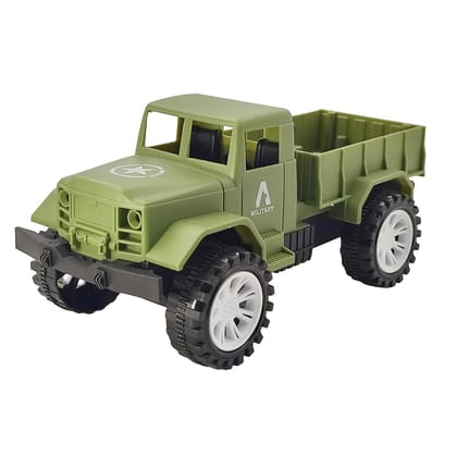 Humaira Plastic Military Pick up Truck Friction Push and Go Inertia Powered Truck Toy for Kids Humaira Plastic Military Pick up Truck Friction Push and Go Inertia Powered Truck Toy for Kids