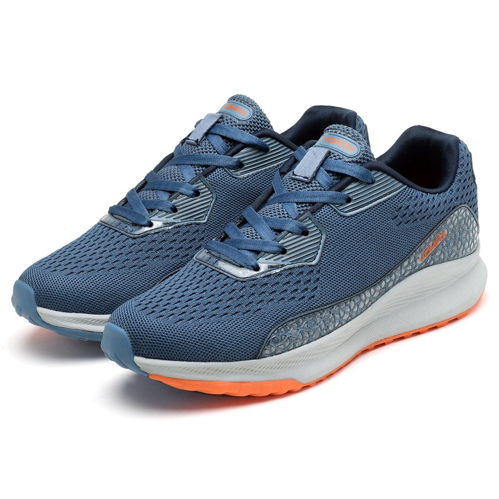 VOMAX SPORTS York-01 Men's Sport Shoes Breathable & Lightweight Flyknit Upper Lace up Walking, Road Running Shoes