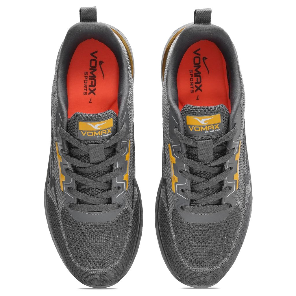 VOMAX SPORTS Stalino-03 Men's Breathable and Lightweight Flyknit Upper Walking, Road Running Shoes