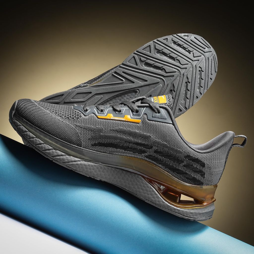 VOMAX SPORTS Stalino-03 Men's Breathable and Lightweight Flyknit Upper Walking, Road Running Shoes