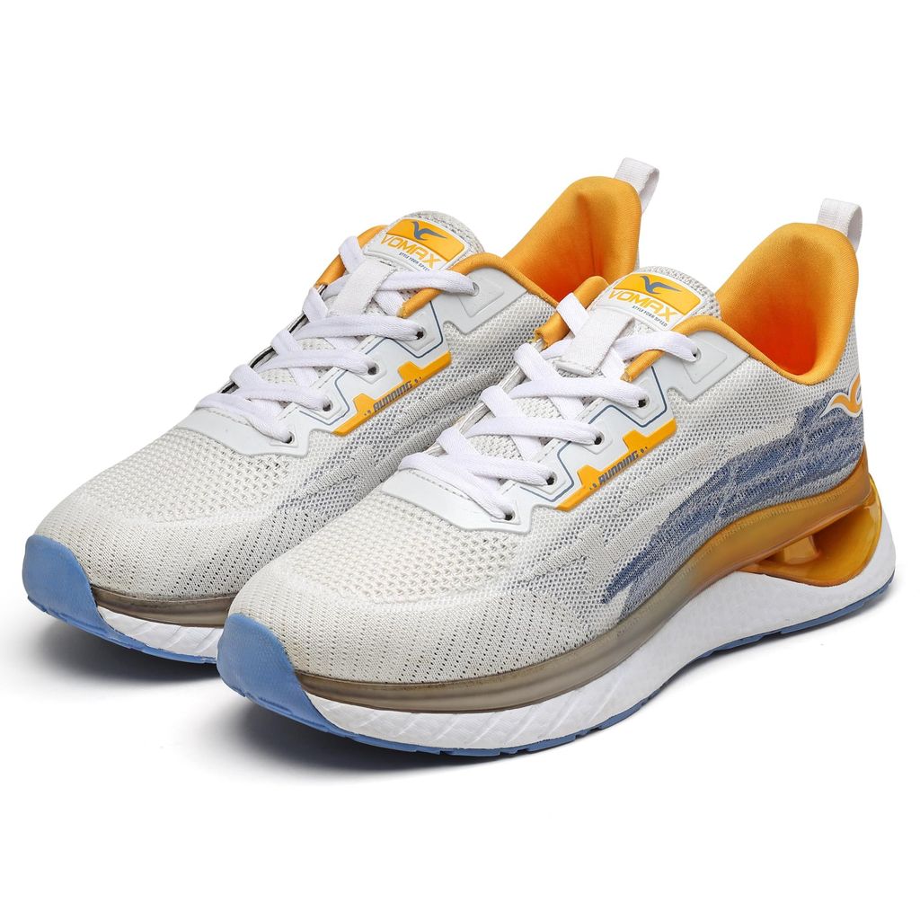 VOMAX SPORTS Stalino-03 Men's Breathable and Lightweight Flyknit Upper Walking, Road Running Shoes