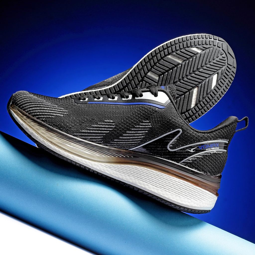 VOMAX SPORTS Stalino-02 Men's Sport Shoes Breathable & Lightweight Flyknit Upper Lace up Walking, Road Running Shoes