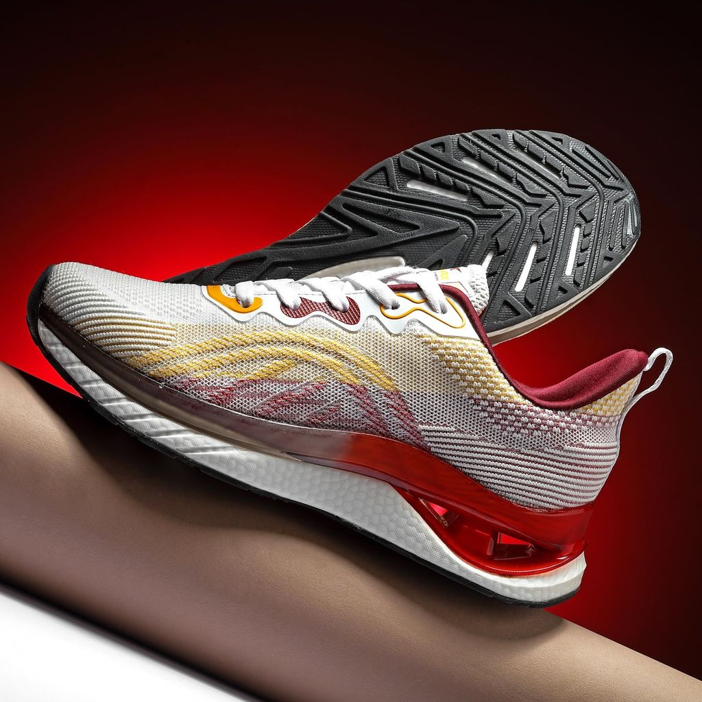 VOMAX SPORTS Stalino-01 Flynit Breathable Upper Running/Casual Lightweight Walking, Running, Gym Shoes for Men