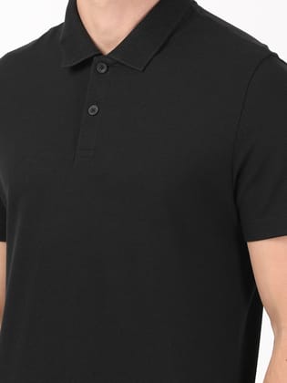 Men's Regular Fit Polo Neck Half Sleeve Solid Casual T-Shirt | Polo T-Shirt for Men