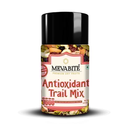 Antioxident Superfood Healthy Trail Mix 200g - Mixed Nuts and Seeds with Dried Fruits | 100% Natural Snack Mix