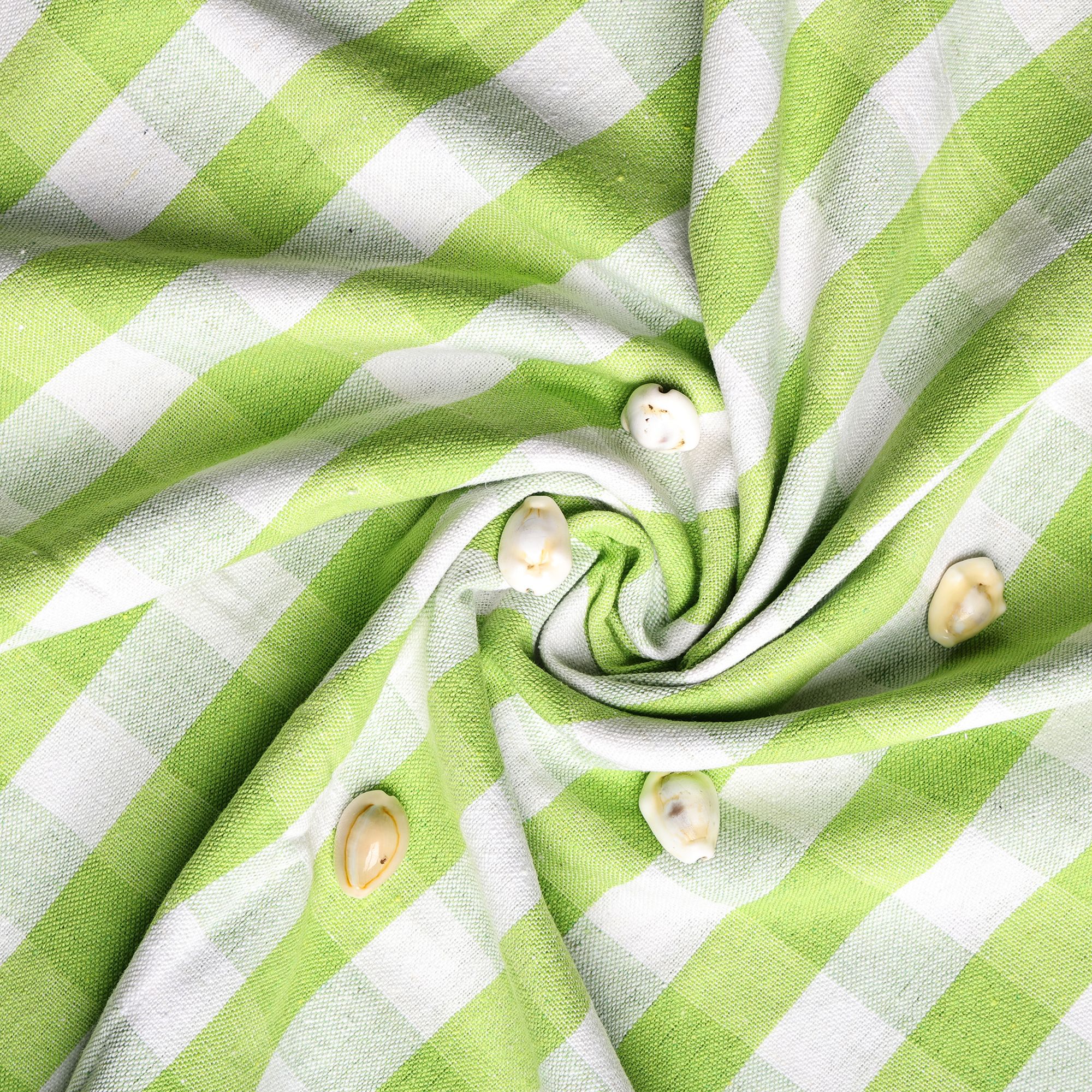 SME Handloom Cotton Bath Towels 250 GSM Durable, Comfort Bath Towel for Men and Women Towels for Bath Large Size Combo Pack of 2 (Green)