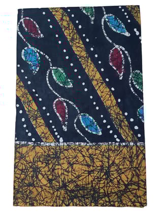 Pure cotton traditional Tie and Dye Madurai wax batik printed saree with blouse piece.