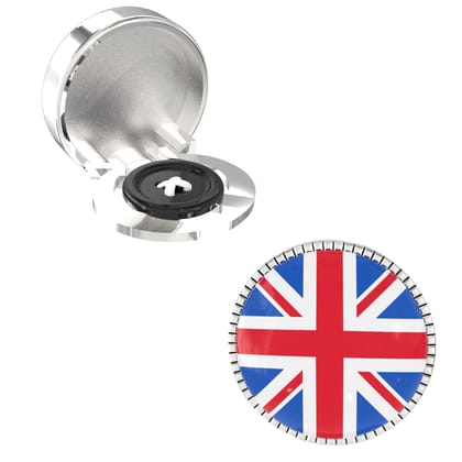 The Smart Buttons -  Shirt Button Cover Cufflinks for Men - England Flag Style
