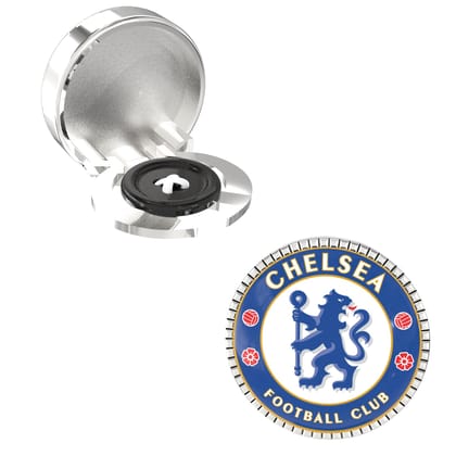 The Smart Buttons -  Shirt Button Cover Cufflinks for Men - Chelsea FC Style