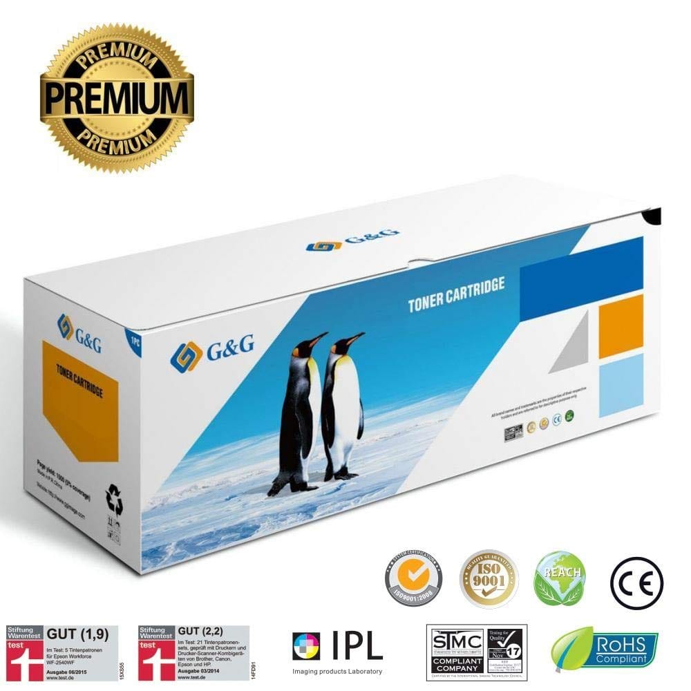 G&G 12A Compatible Black Toner Cartridge (HP 12A Q2612A) - Replaces HP Cartridges for Laser Printers