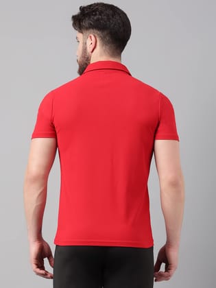 Solid Color Cotton Polo T-shirt For Men (Combo Tshirts)