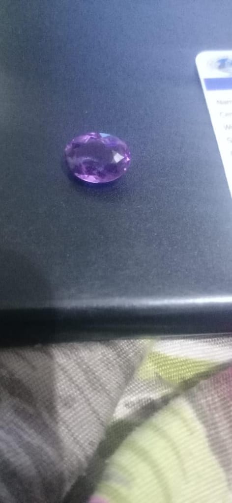 Certified Natural Amethyst Diamond Cut Gemstone Diwali/Birthday Gift For Wife, Daughter/Son Quality, and Jewelry