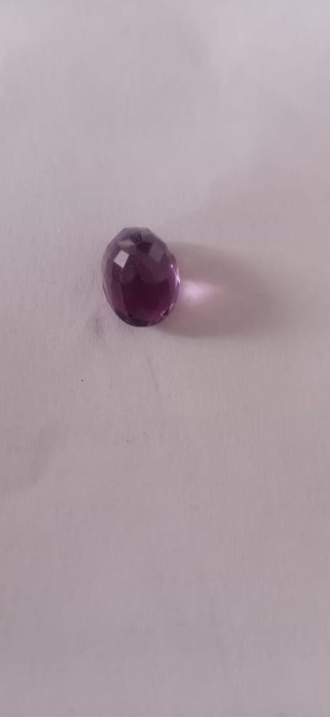 Certified Natural Amethyst Diamond Cut Gemstone Diwali/Birthday Gift For Wife, Daughter/Son Quality, and Jewelry