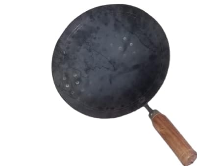 Patwari Arts 9-Inch Iron Tawa: The Ultimate Tool for Perfect Roti/Chapathi Cooking.