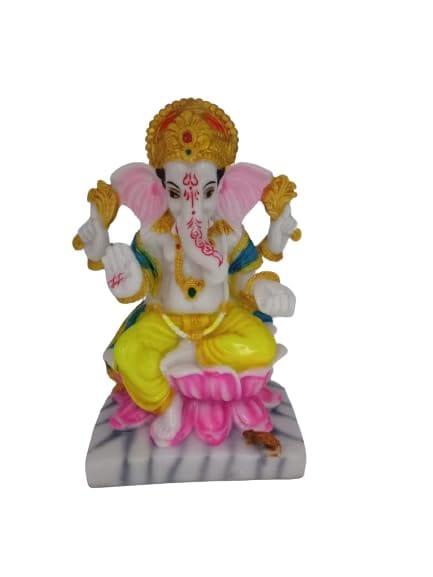 The Lord Laxmi, Ganesha, Saraswati MATA, Murti Combo Set of 3 Crafted Elegancantly, Durability, and Versatility