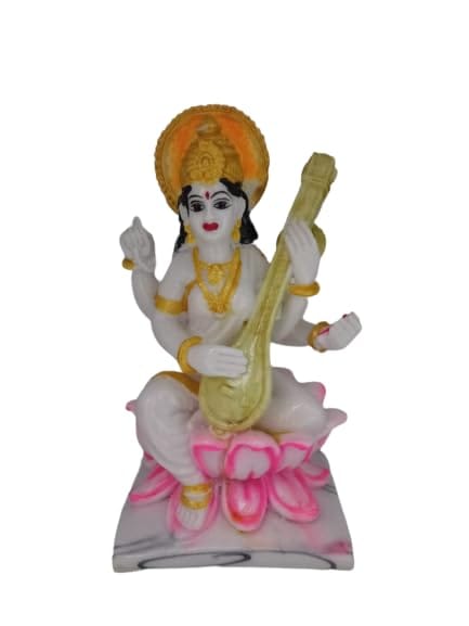 The Lord Laxmi, Ganesha, Saraswati MATA, Murti Combo Set of 3 Crafted Elegancantly, Durability, and Versatility