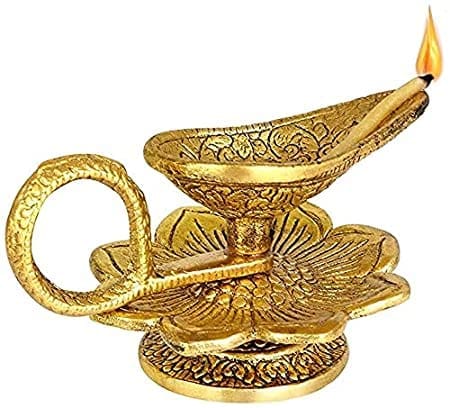 Set of 5 Gold-Plated Lord Krishna Idol Statues: Flute Playing Krishna Decorative Showpieces for Pooja Room & Gifts.