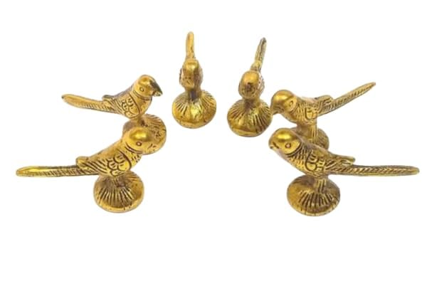 Parrot Showpiece Statue Handcrafted Metal Parrots Show Pieces Decorative Items for Home Decor Living Room