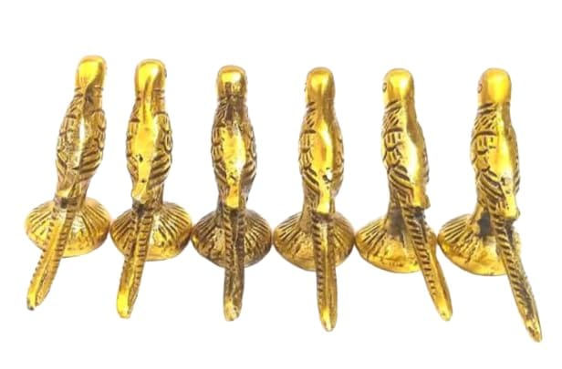 Parrot Showpiece Statue Handcrafted Metal Parrots Show Pieces Decorative Items for Home Decor Living Room