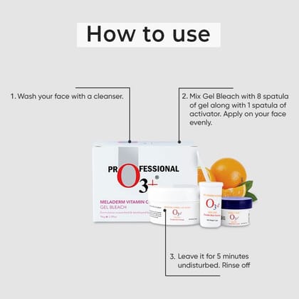 O3+ Meladerm Vitamin C Gel Bleach (96gm)