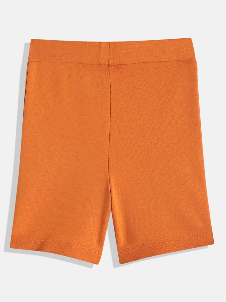 Girls Orange Shorts