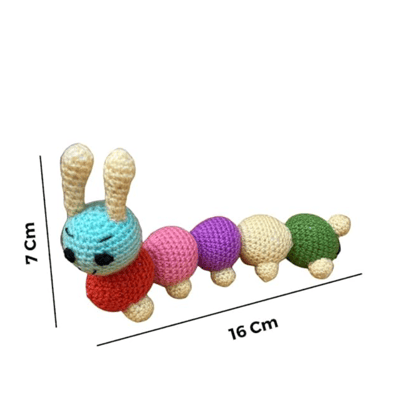 Crochet Handmade Caterpillar Toy