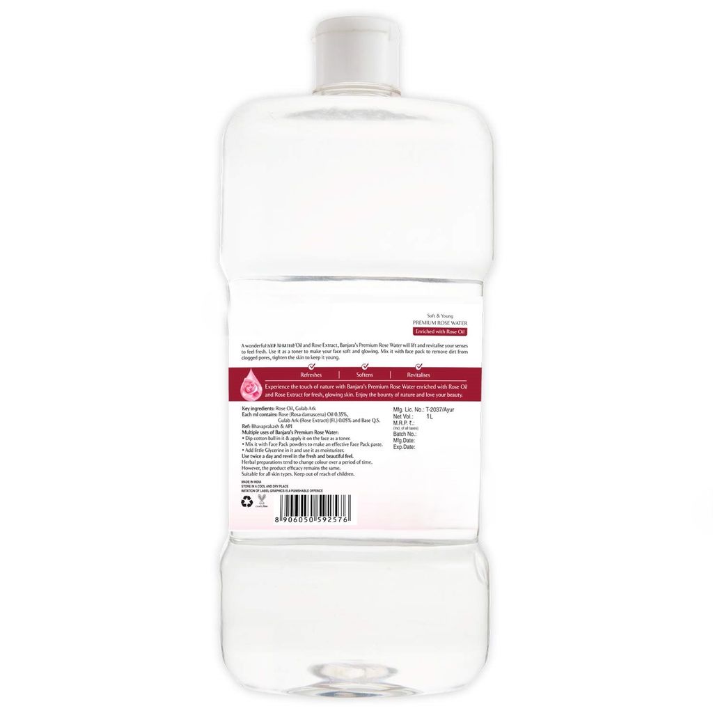 100% Organic Rose Water