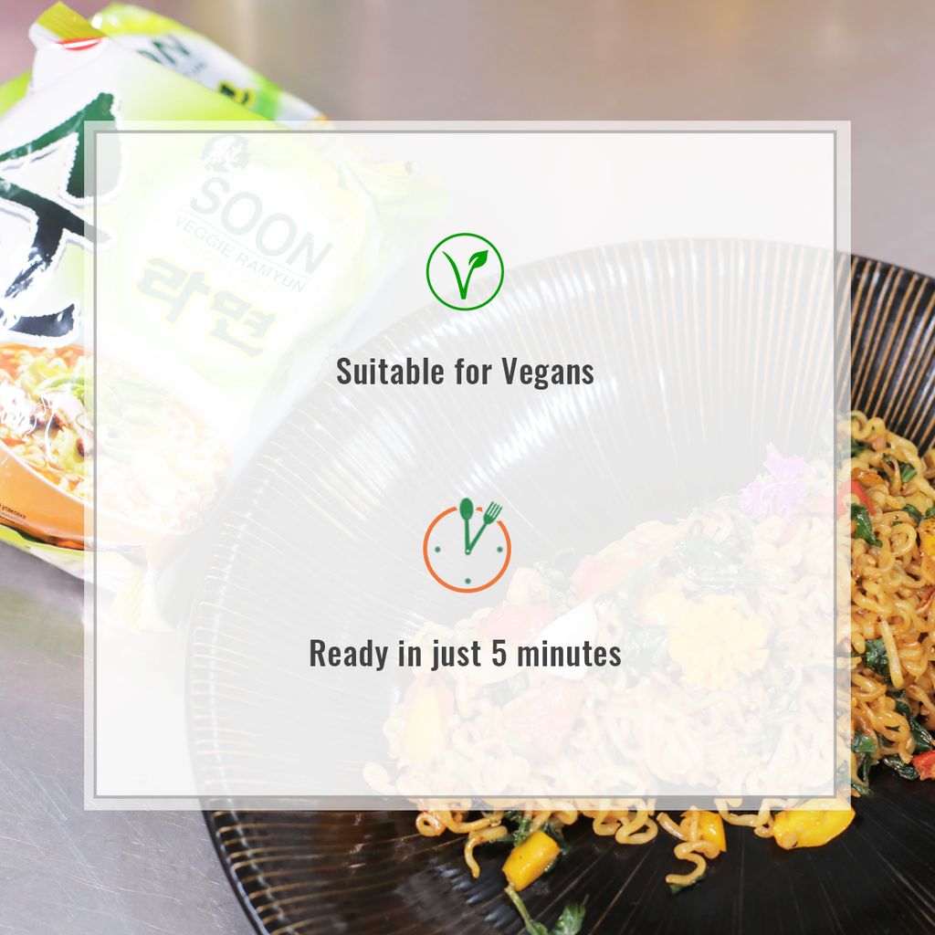 Nongshim Soon Veggie Ramyun (5 in 1) 560 gm Pouch Pack