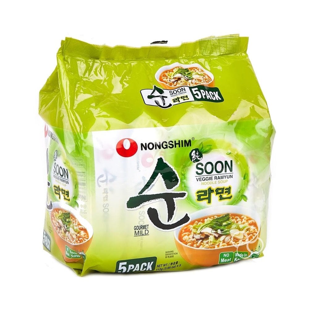 Nongshim Soon Veggie Ramyun (5 in 1) 560 gm Pouch Pack