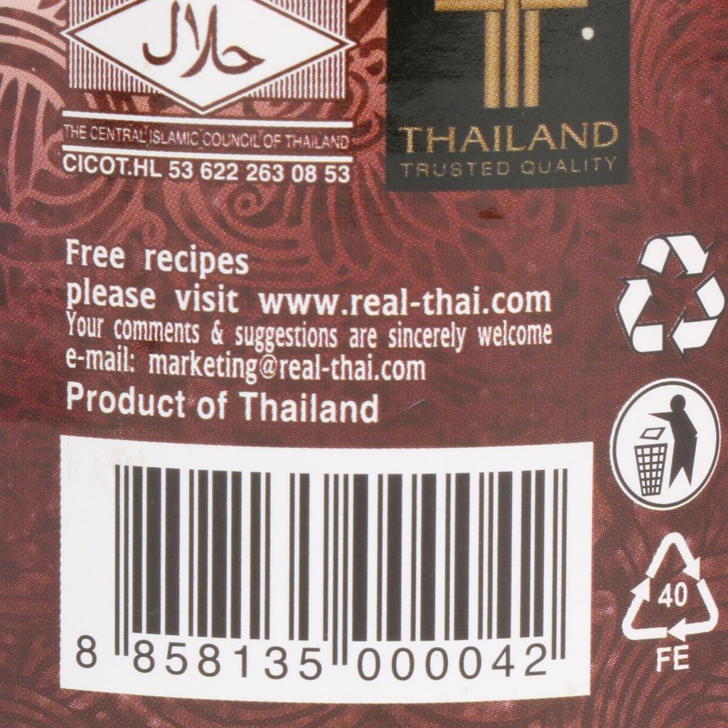 Real Thai Coconut Cream 400 ml Tin Can