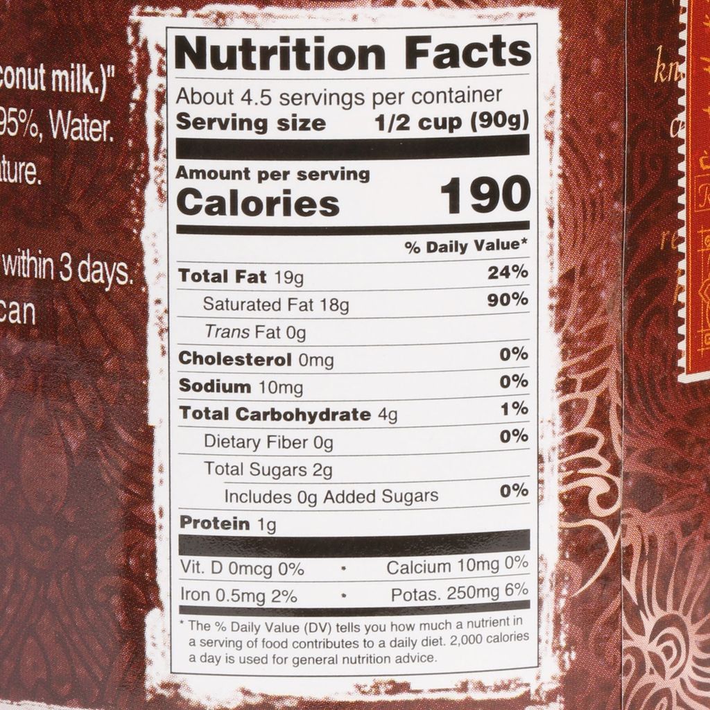 Real Thai Coconut Cream 400 ml Tin Can