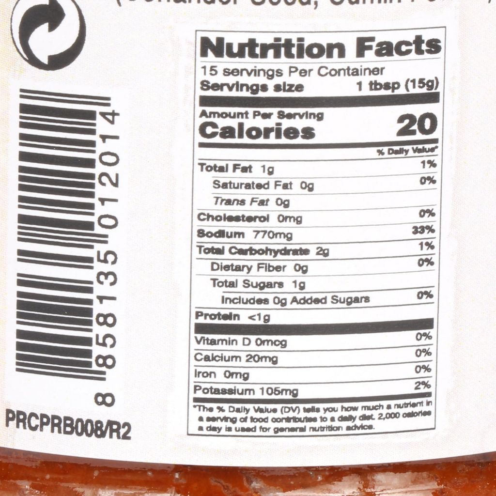 Real Thai Red Curry Paste 227 gm Glass Bottle