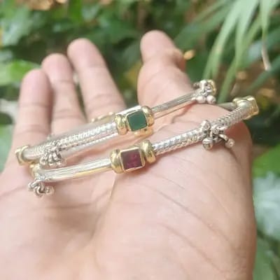 Enchanting Gemstone Symphony - Bangles & Bracelets | Buy online on ZillyBuy