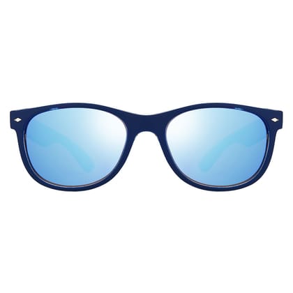 PARIM Polarized Unisex  Wayfarer Sunglasses Blue Frame / Blue Lenses | SKU 1290 C1