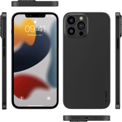 Memumi Ultra Slim 0.3mm Back Cover Case for Apple iPhone 13 Pro - Black