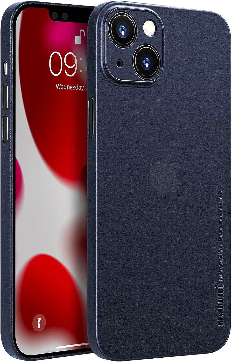 Memumi Ultra Slim Back Cover Case for Apple iPhone 13 Blue