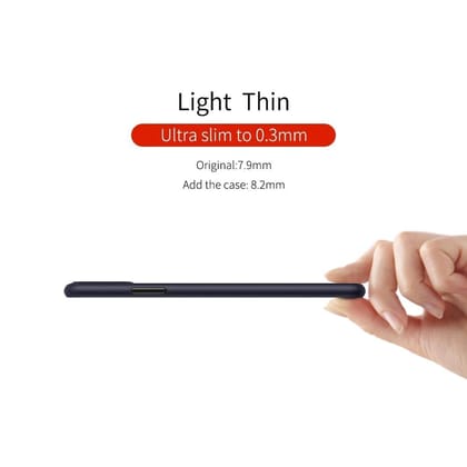 Memumi Slim Series Ultra Thin Back Cover for Apple iPhone 11 Pro Max 0.3 mm Thin, Trans-Blue-(6.5")