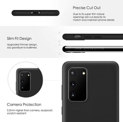 Memumi Crystalloid Series Back Cover for Samsung Galaxy S20 Plus Shockproof - Black (6.7") Memumi Crystalloid Series Back Cover for Samsung Galaxy S20 Plus Shockproof - Black (6.7")