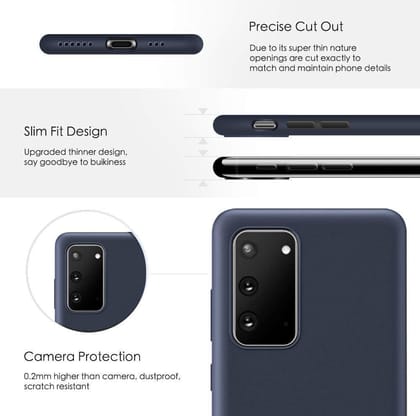 Memumi Crystalloid Series Back Cover for Samsung Galaxy S20 Shockproof - Blue (6.2")