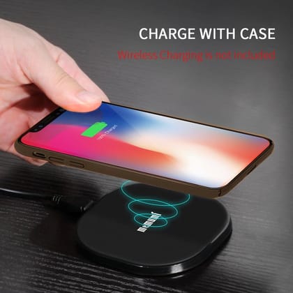 Memumi Jazz Series Hard Canvas / Fabric Back Cover for Apple iPhone 7/8, Shockproof - Brown (4.7")